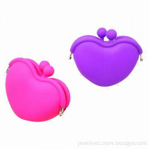 Silicone heart coin holders